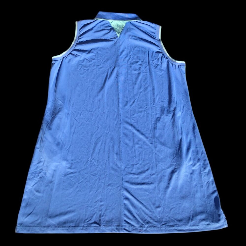 Women's Sleeveless Golf Dress Blue Mint Colorblock, 2XL - Picture 3 of 5